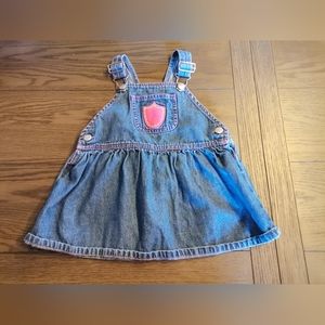 Denim overall size 24M